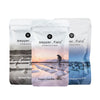 Multipack of natural salts from Kampot - fleur de sel (100 g), salt pyramids (100 g), coarse salt (120 g)  Multipack of natural salts from Kampot - fleur de sel (100 g), salt pyramids (100 g), coarse salt (120 g)
