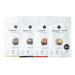 Poivre de Kampot noir, rouge, blanc et vert lyophilisé – pack de démarrage complet de poivre (4× 20 g)