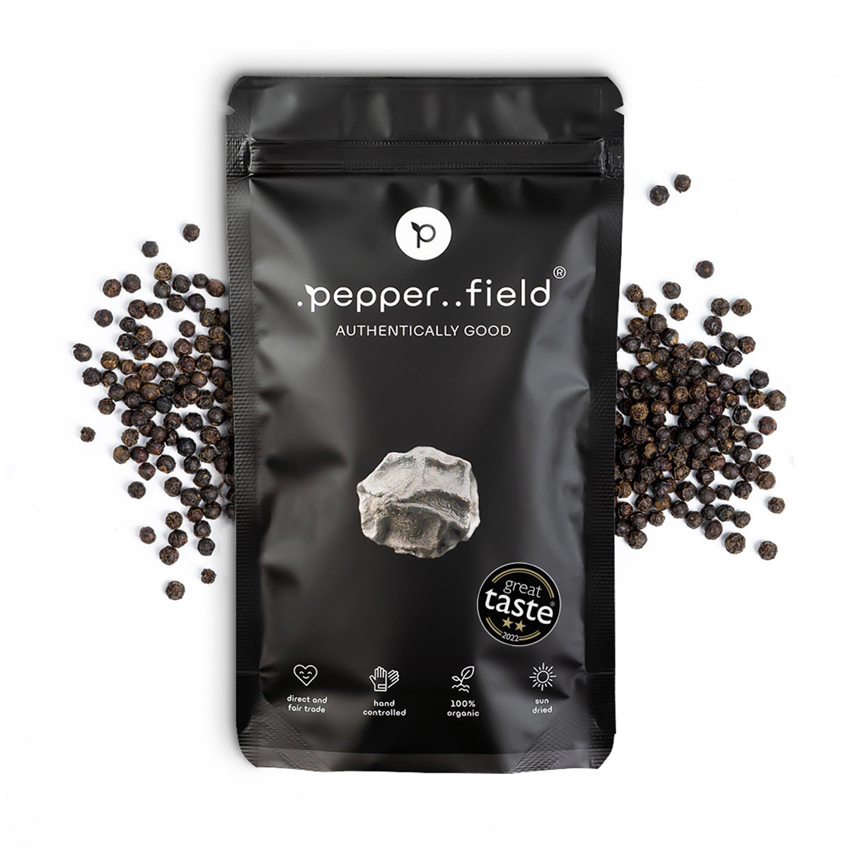 Poivre noir de Kampot - MAXI doypack 100g – .pepper..field®