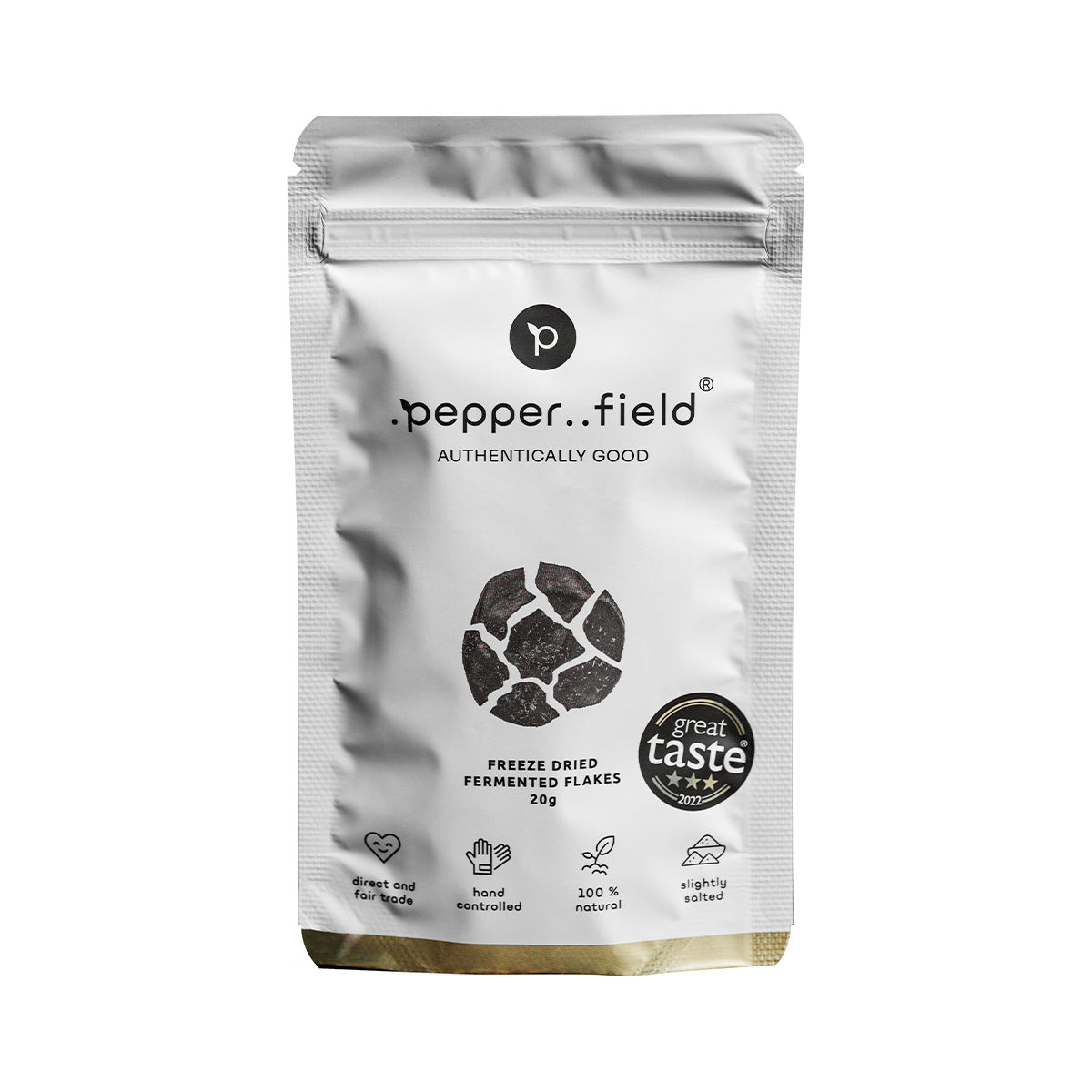 Flocons lyophilisés (Pepper Flakes) de poivre de Kampot fermenté 20 g