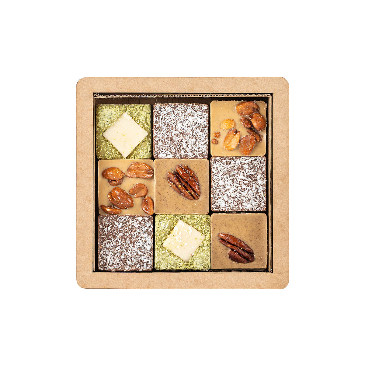 Collection de nougats au poivre chocolatés de luxe en coffrets cadeaux