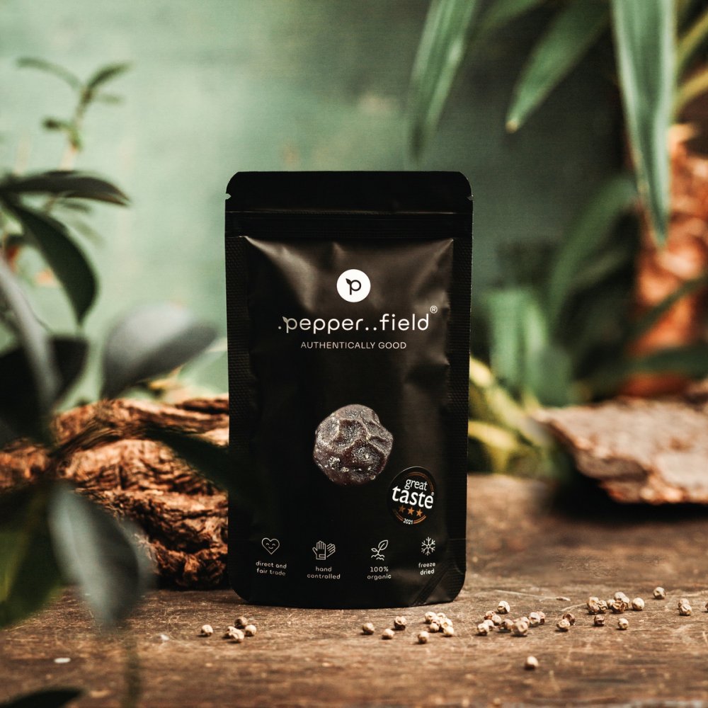 Poivre vert de Kampot lyophilisé avec sel 50 g
