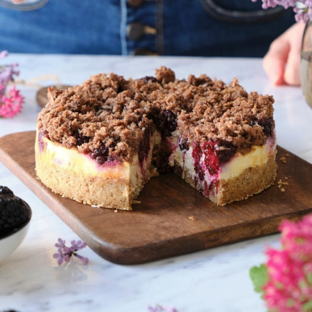 Tvarohový dort s červeným Kampotským pepřem