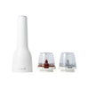FinaMill white, rechargeable Grinder with two containers 