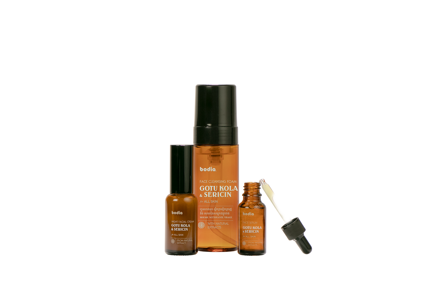 Kosmetická sada – pupečník asijský & hedvábný protein