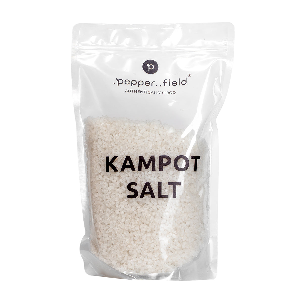 Coarse sea salt from Kampot - gourmet packaging 1000g 