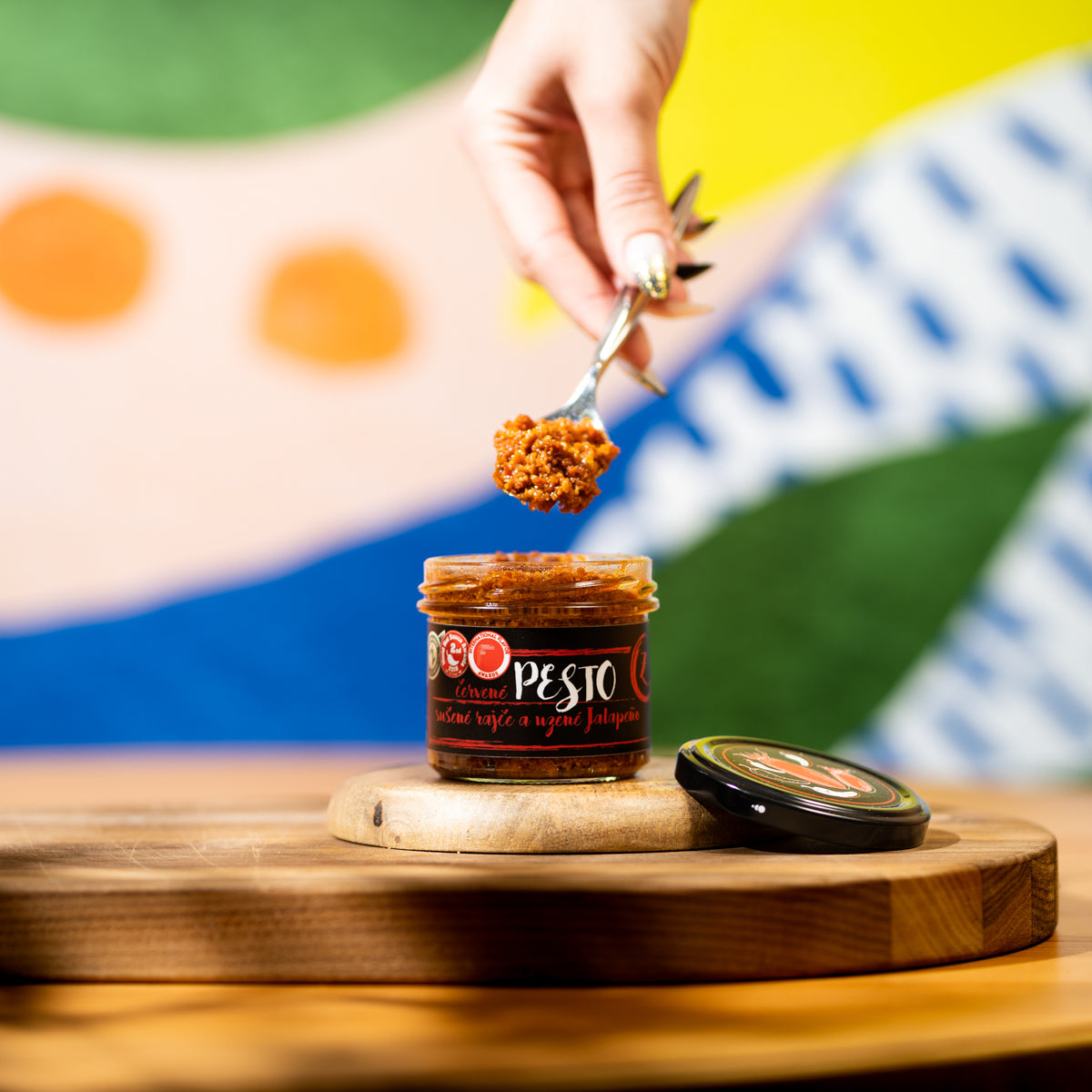 Pesto sušené rajče s jalapéno, 120g