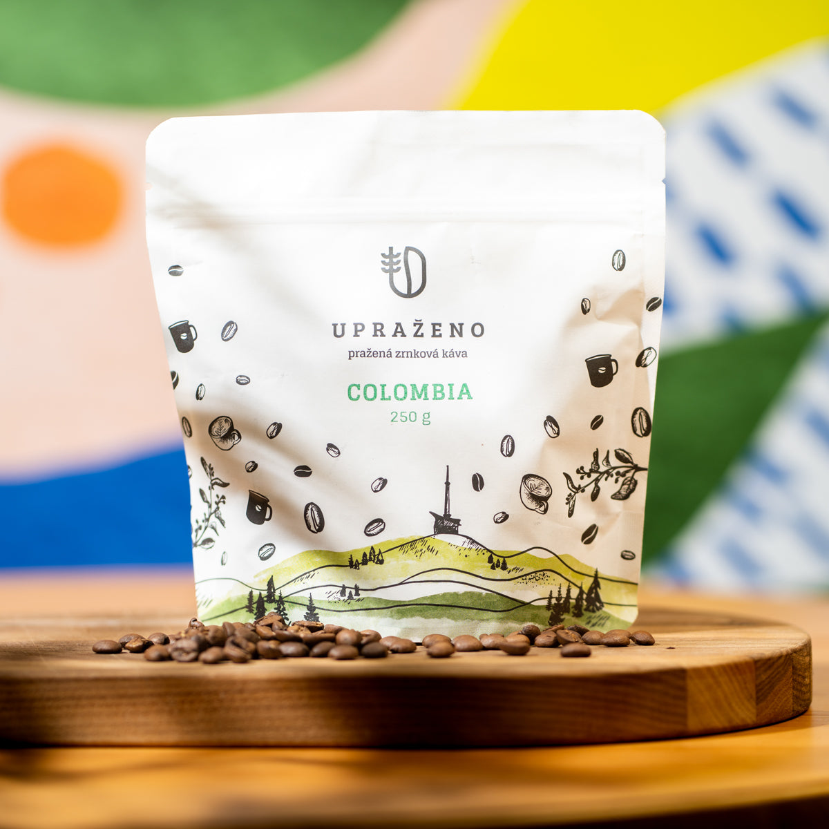 Zrnková káva Colombia, 250g