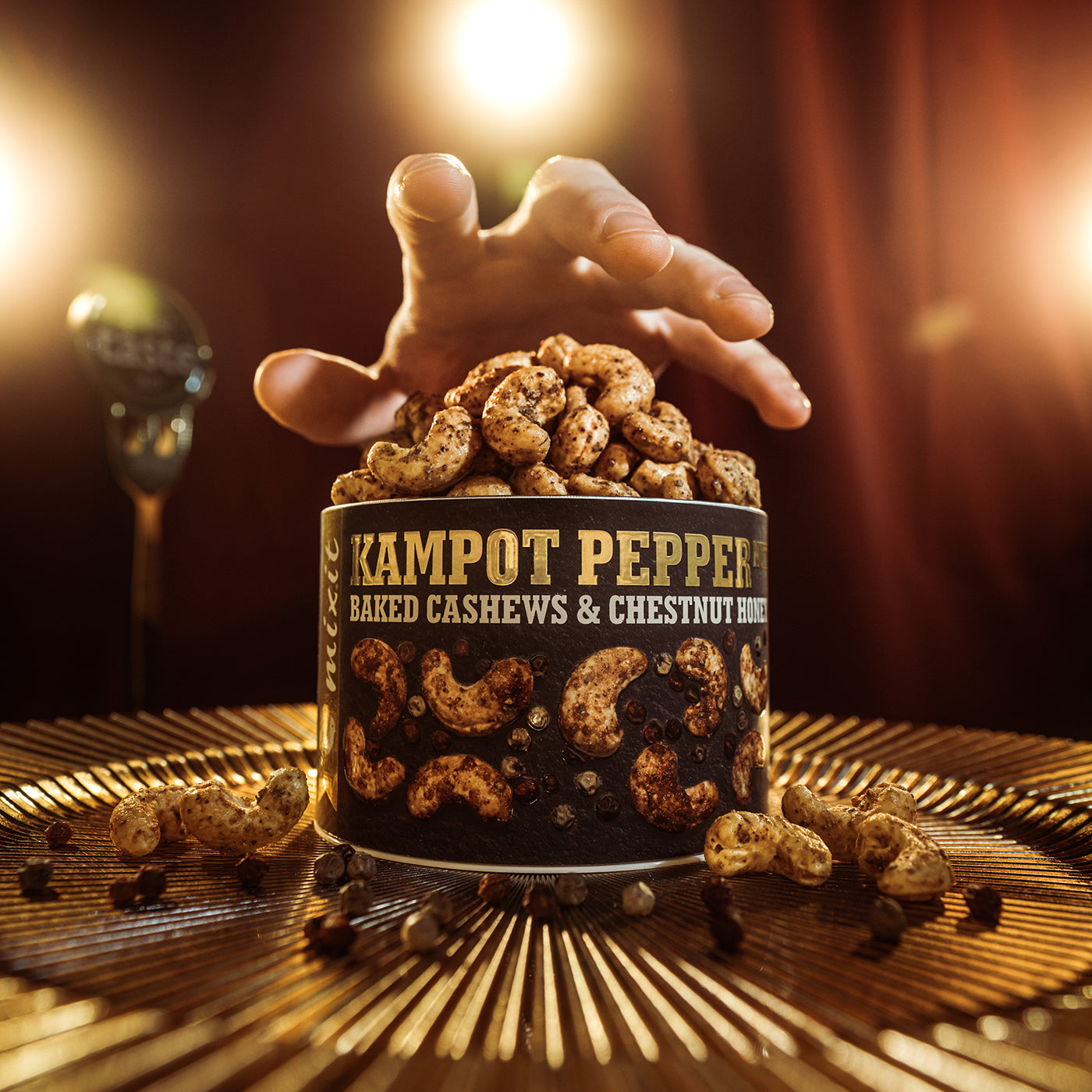 MIXIT 3+1 - Roasted nuts with honey and Kampot m pepper 