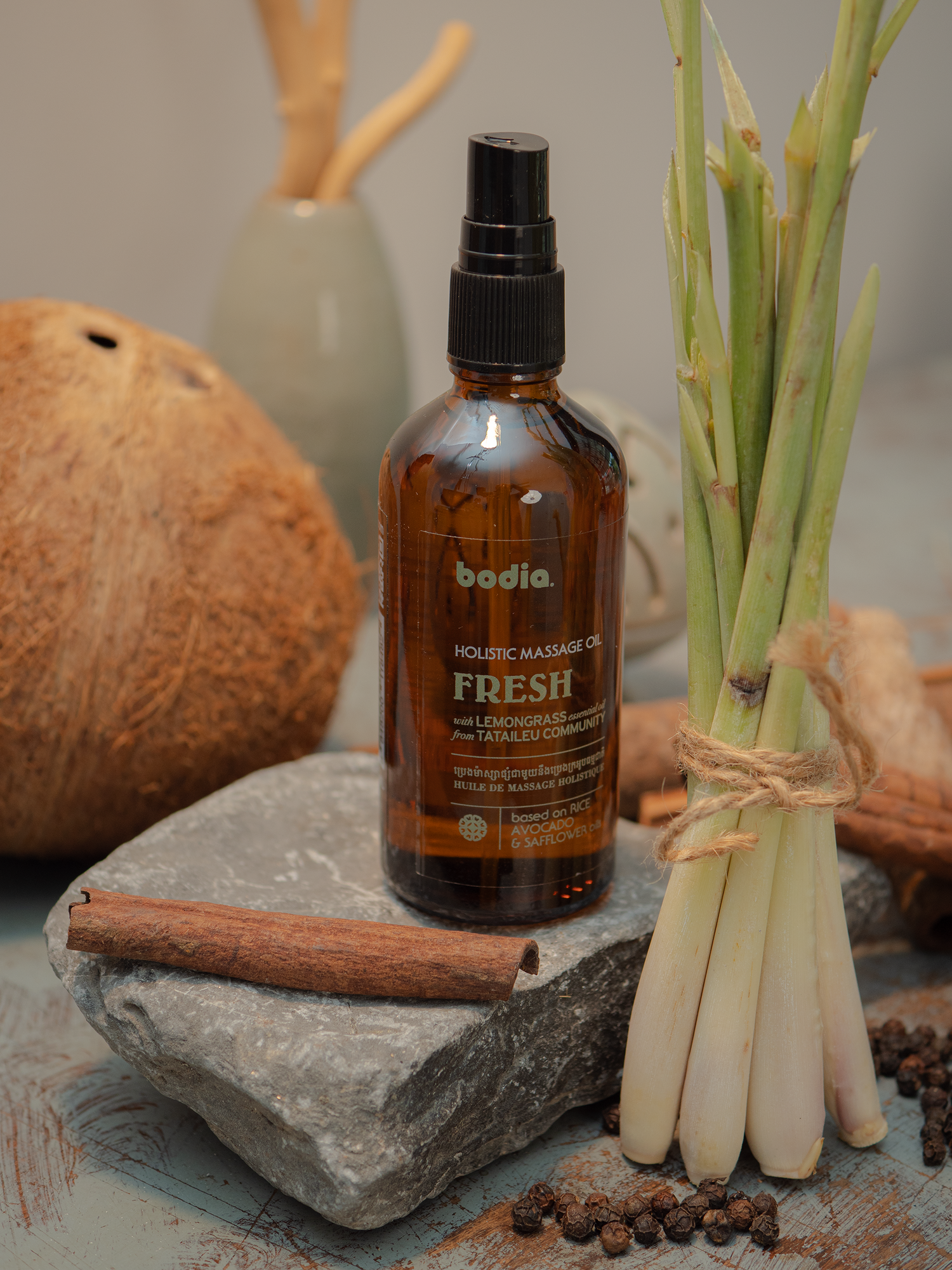 Masážní olej – fresh (relaxační)