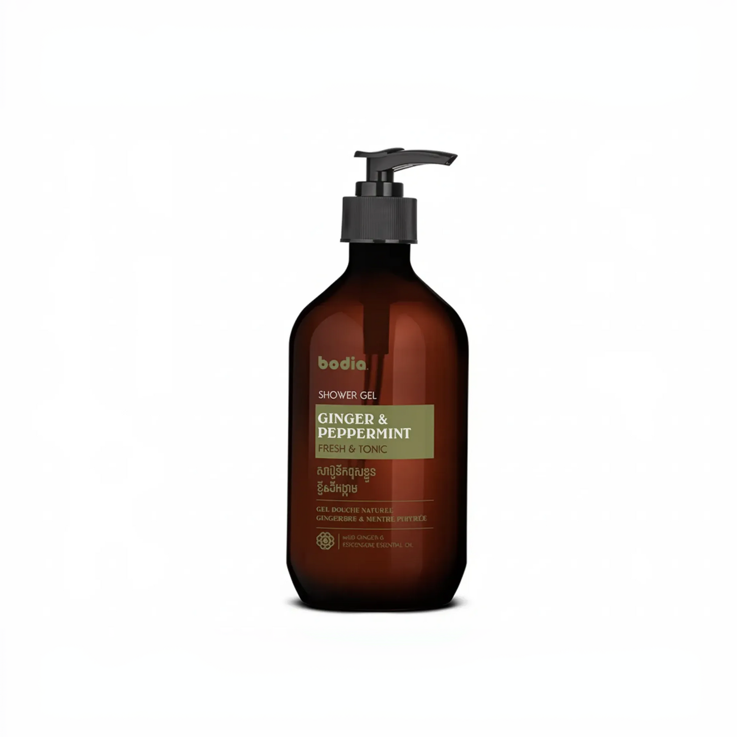 Sprchovací gél Bodia – mäta & zázvor 