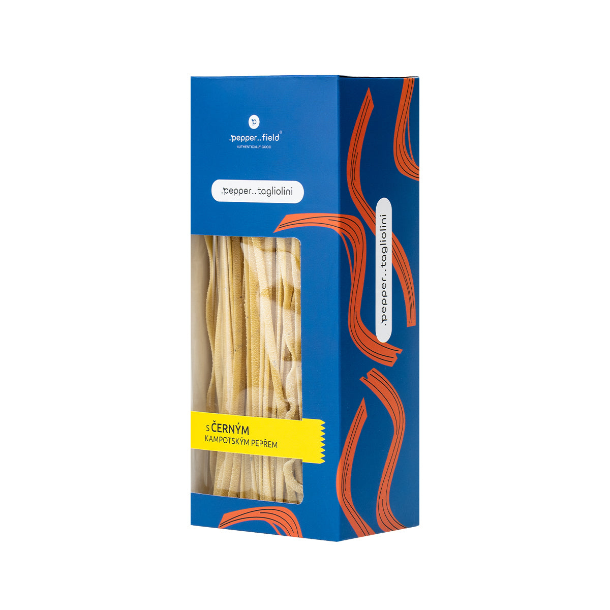 Premium .pepper..tagliolini pasta with black Kampot pepper